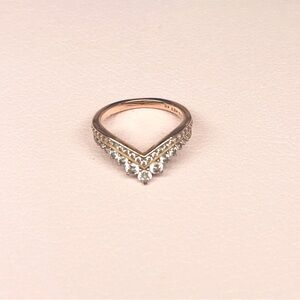 Rose Gold Pandora Princess Ring